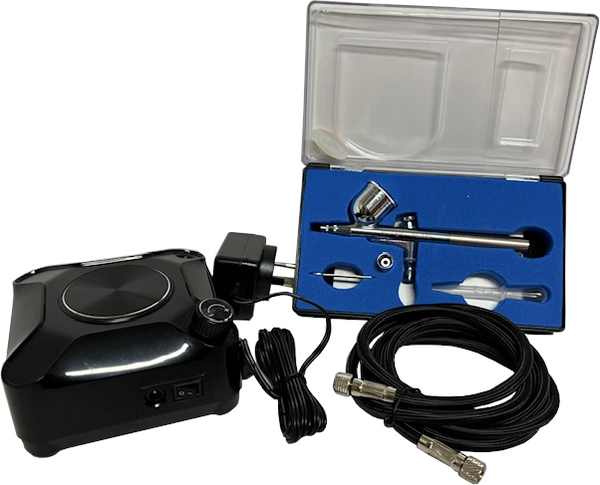 AC1308 COMPRESSOR with AC330 AIRBRUSH - Beauty, Makeup, Cake Decorating, Hobby, Temp Tattoos, etc.