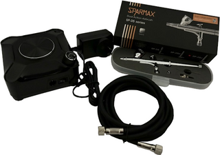 AC1308 COMPRESSOR with Sparmax SP-35F AIRBRUSH