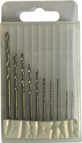 MTA-DB10 Drill Bits 10pc 0.5-3mm HSS Twist Type