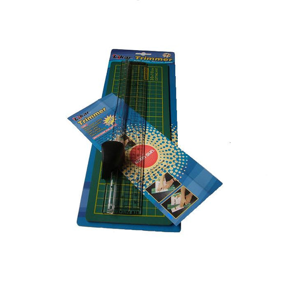 MS19016 Ruler/Cutter with Cutting Mat 25cm